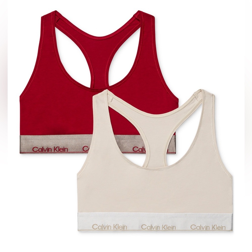 Calvin Klein Women's 2-Pk. Modern Cotton Unlined Bralette